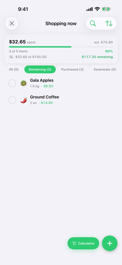 Shopping List+ — 3