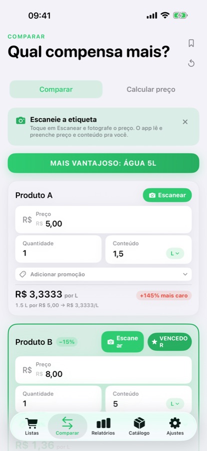 Lista de Compras+ — 6